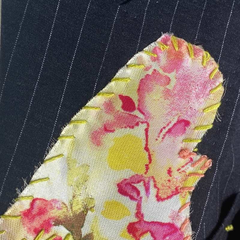 Dolce & Gabbana Blazer mit Nadelstreifen und Stick