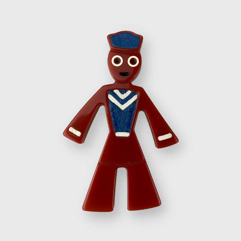 Prada Anstecker Männchen Rot