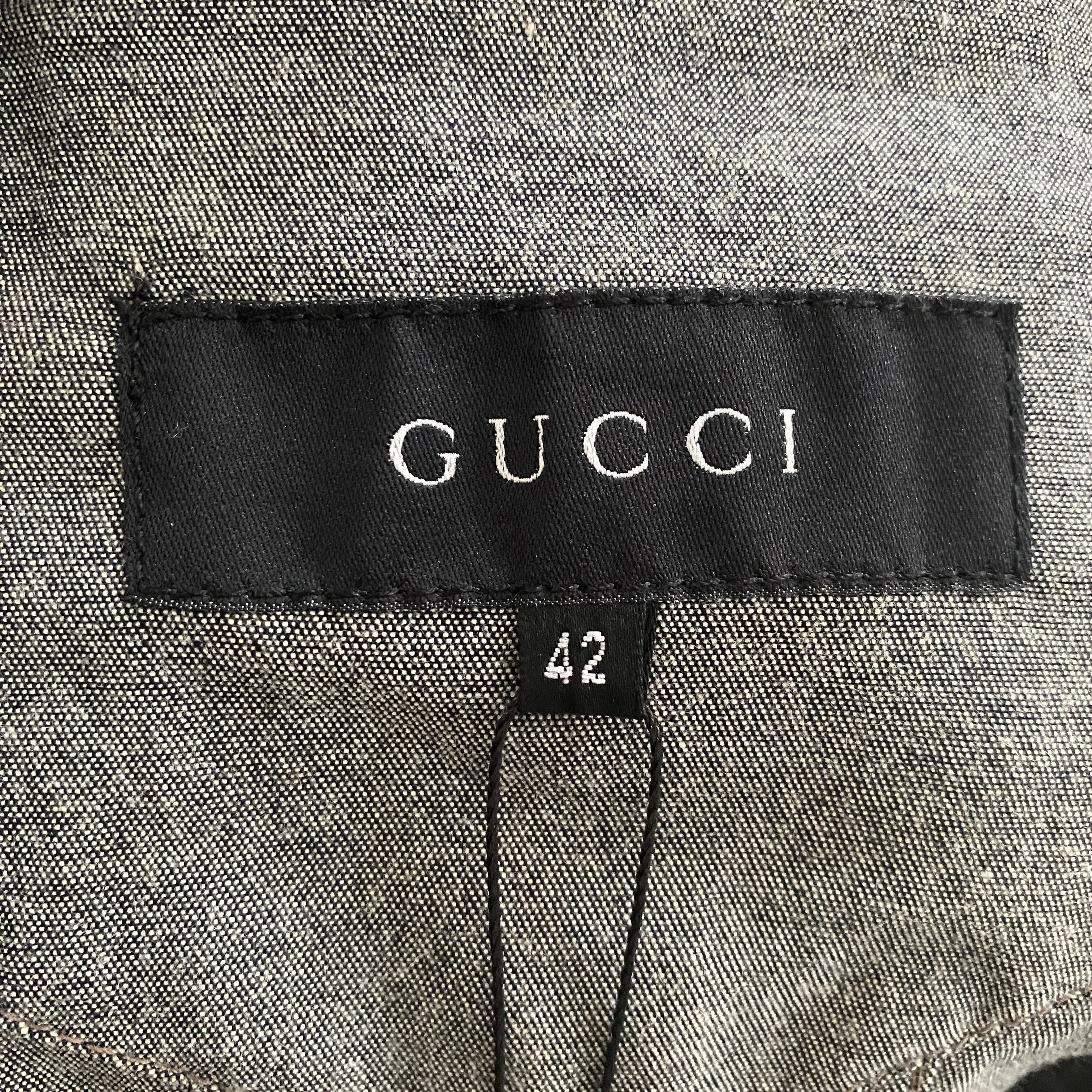 Gucci Denim Jacke Blau