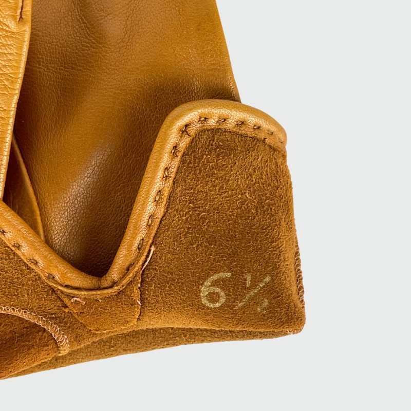 Hermès Handschuhe Leder Cognac