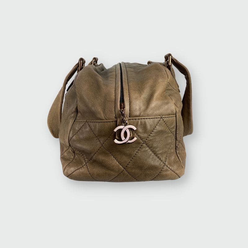 Chanel Bowling Bag beige