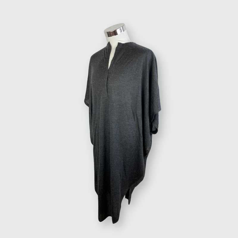 Brunello Cucinelli Poncho-Kleid Grau