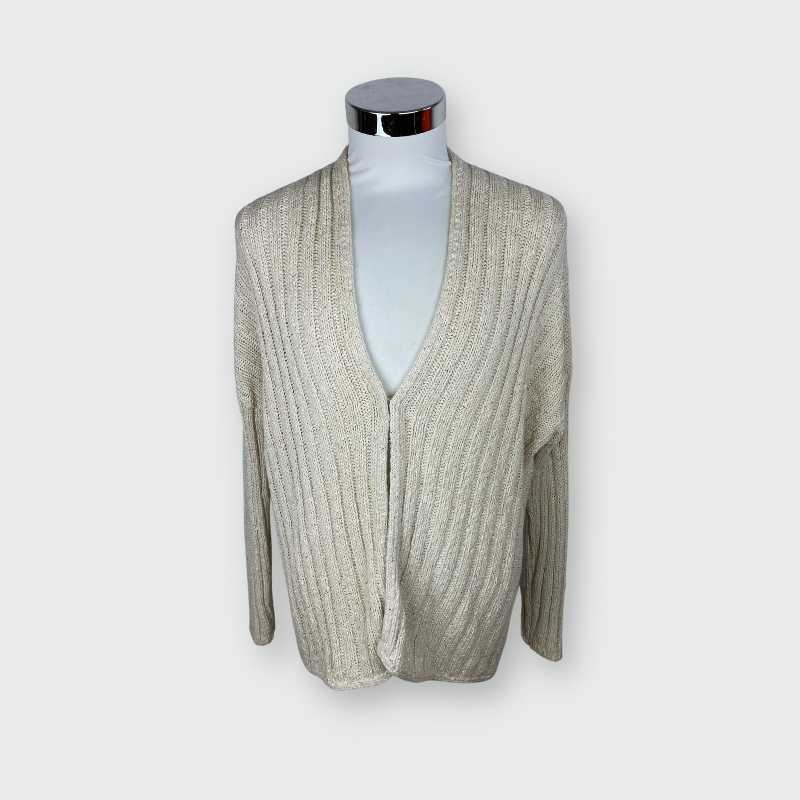 Brunello Cucinelli Strickjacke Creme mit Pailetten