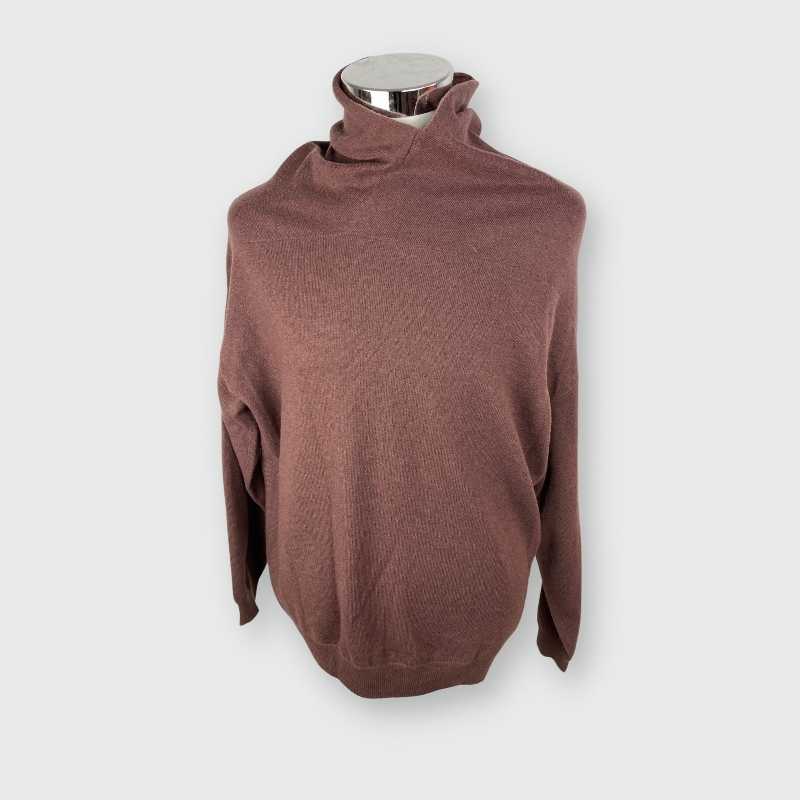 Brunello Cucinelli Rollkragenpullover Braun