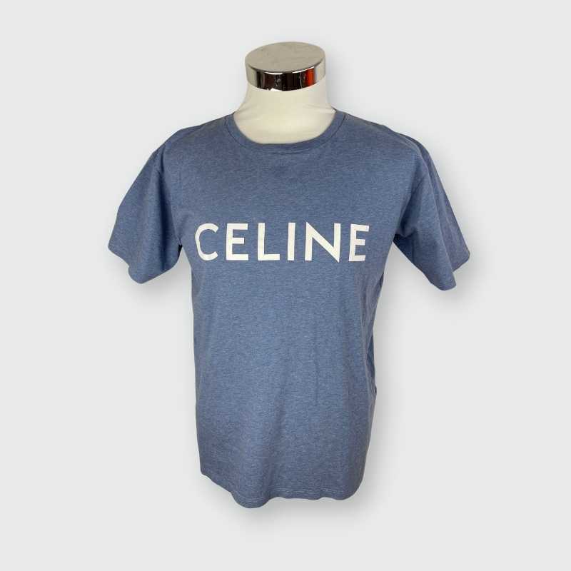 Céline T-Shirt Blau