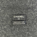 Chanel Cardigan Dunkelgrau mit goldenen Knöpfen