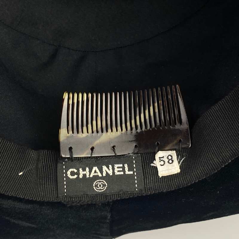 Chanel Hut Schwarz