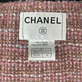Chanel Lederjacke mit Tweed-Inlay