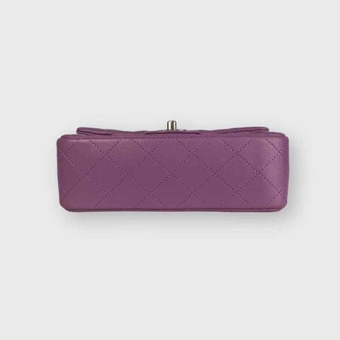 Chanel Mini Rectangular Purple Lambskin