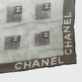 Chanel Seidentuch Schwarz/Weiß