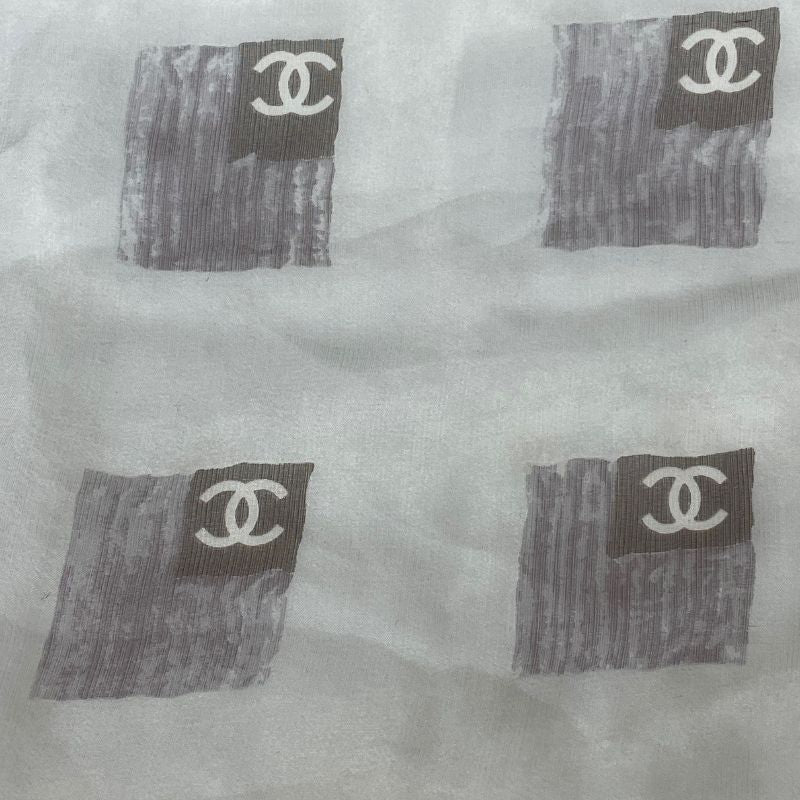 Chanel Seidentuch Schwarz/Weiß