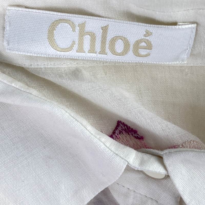 Chloé Bluse Leinen