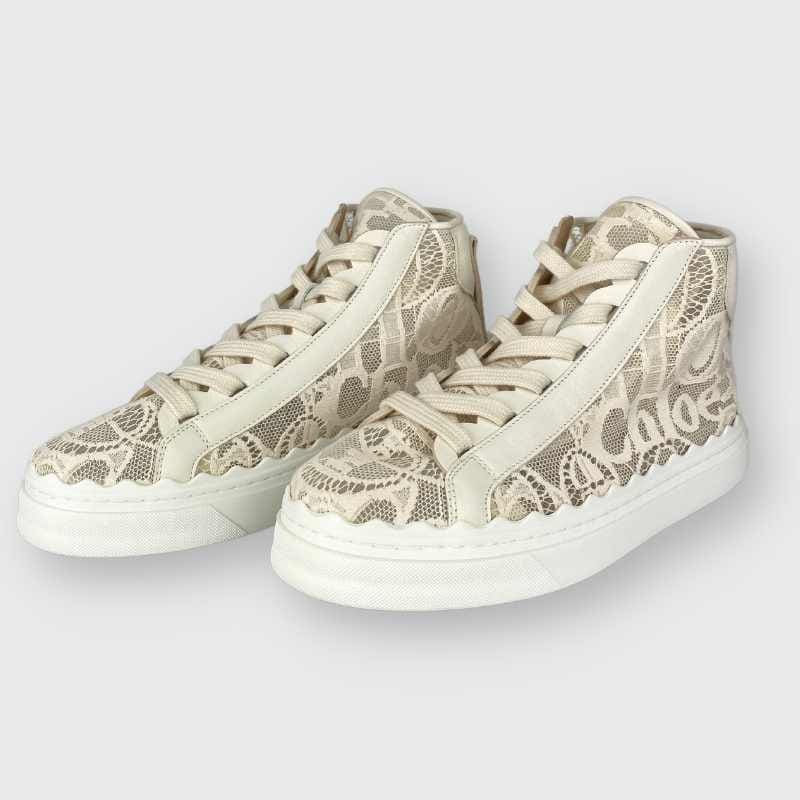 Chloé Sneaker Spitze Creme