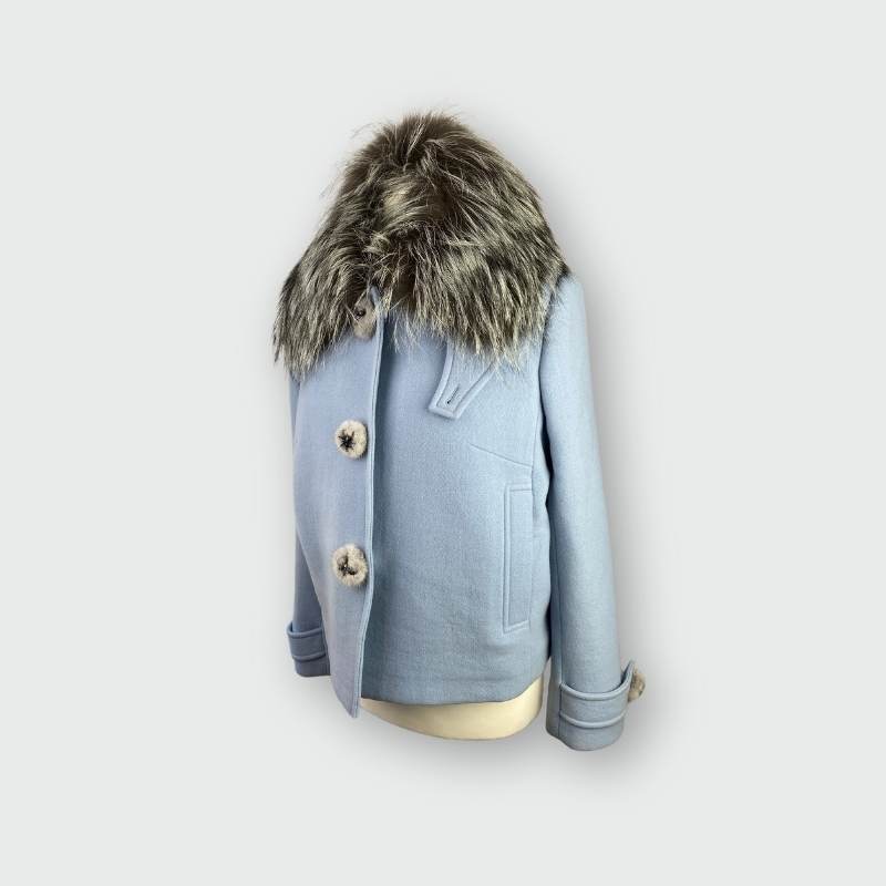 Christian Dior Jacke Blau