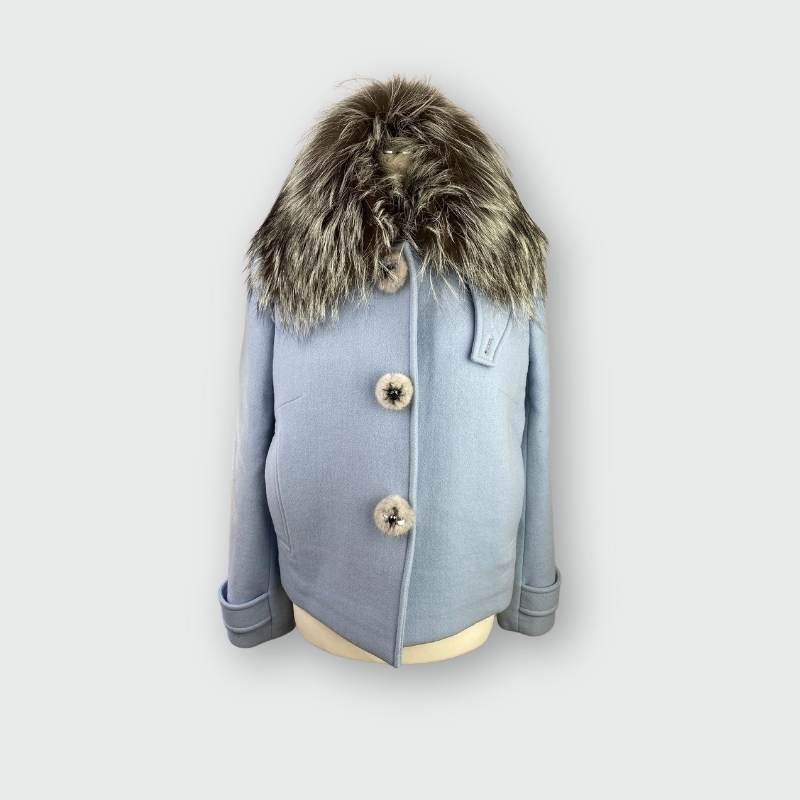 Christian Dior Jacke Blau