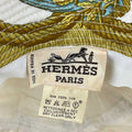 Hermès Fischerhut gold weiß