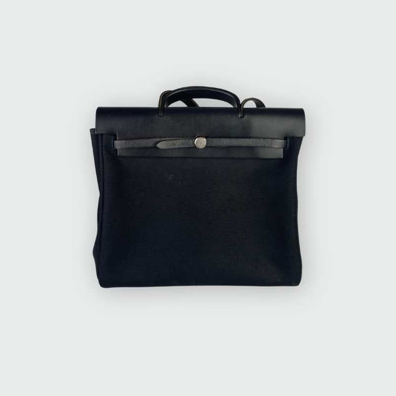 Hermès Herbag 37 Schwarz