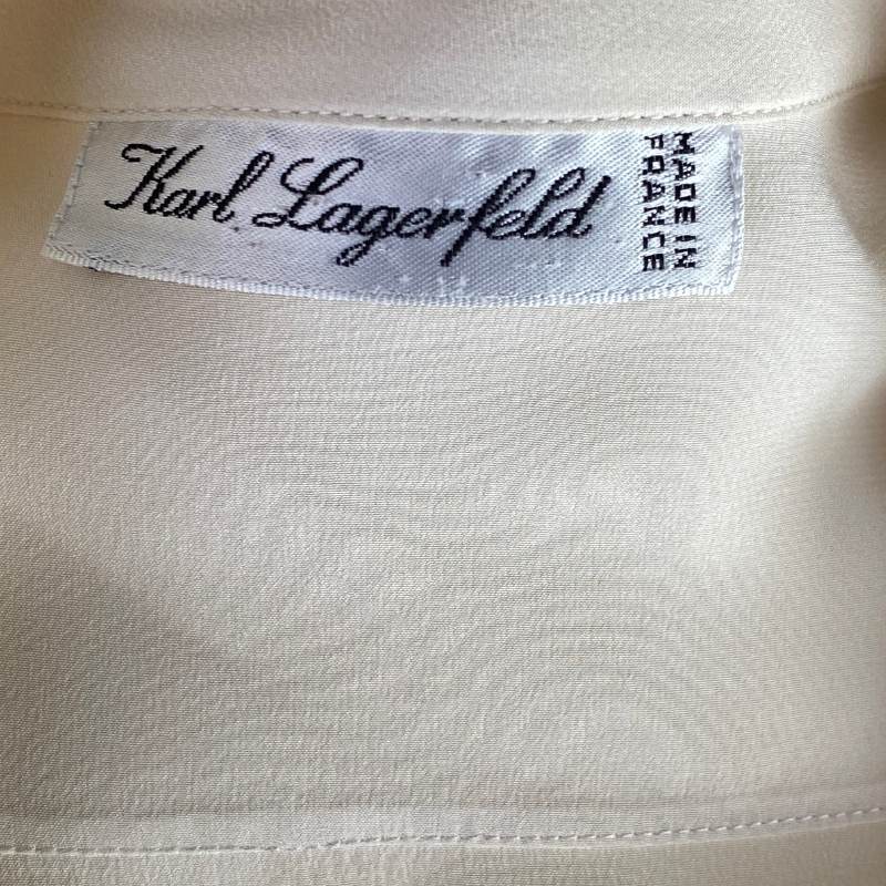 Karl Lagerfeld Bluse Creme