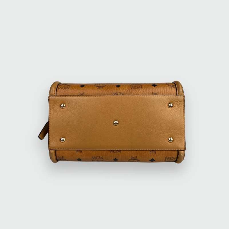 MCM Handtasche in Cognac