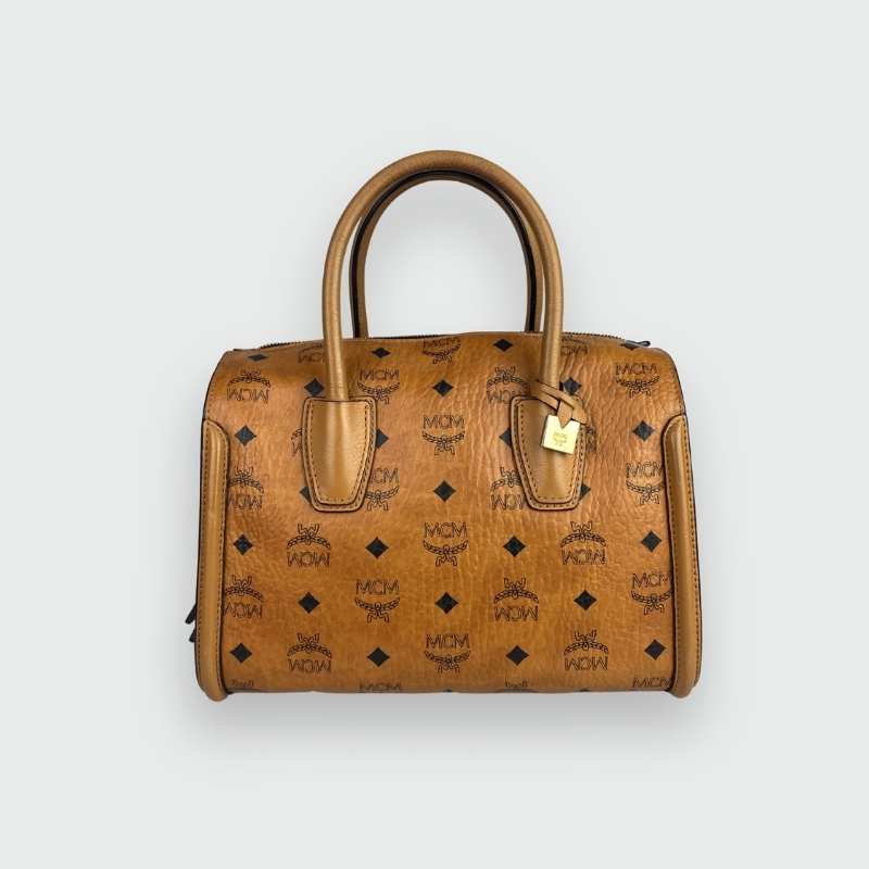 MCM Handtasche in Cognac