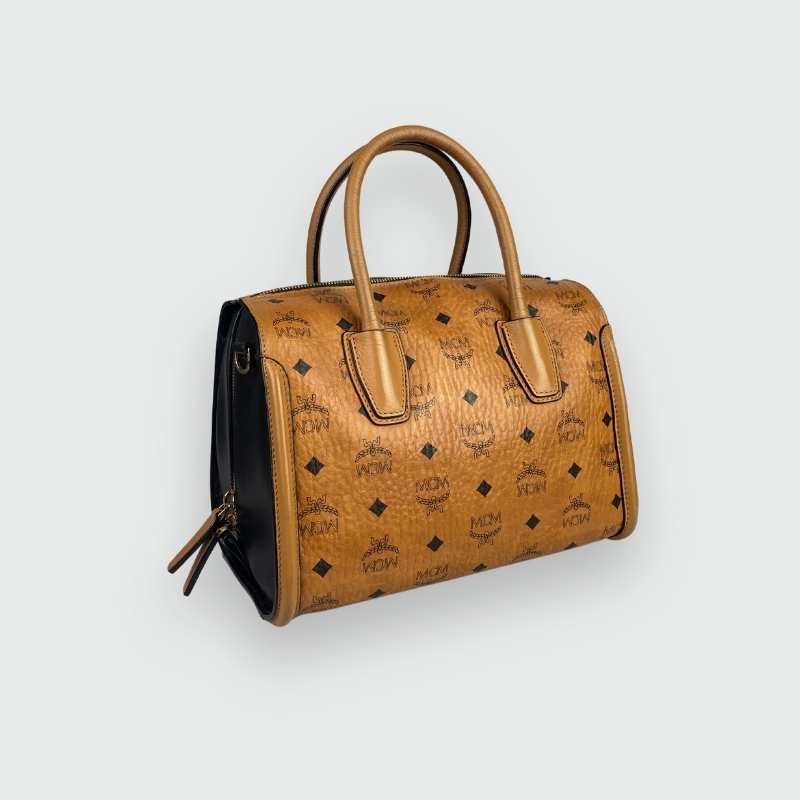 MCM Handtasche in Cognac