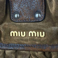Miu Miu Wildledertasche