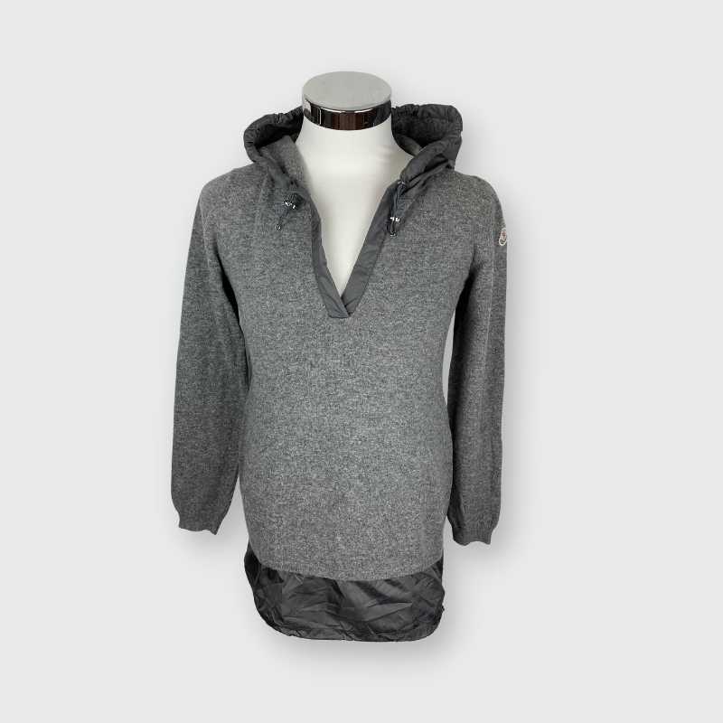 Moncler Pullover Strick in Grau