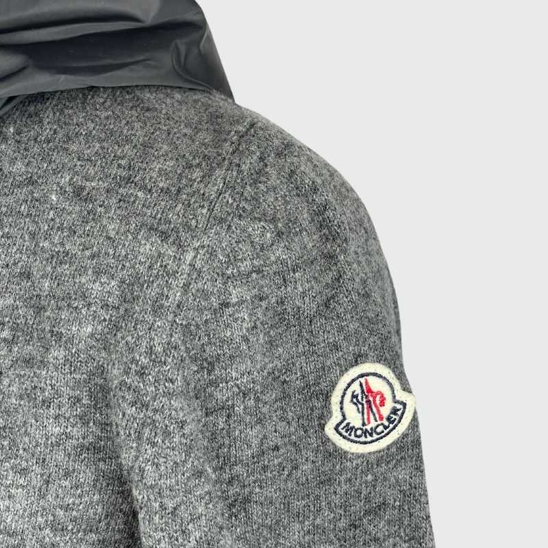 Moncler Pullover Strick in Grau