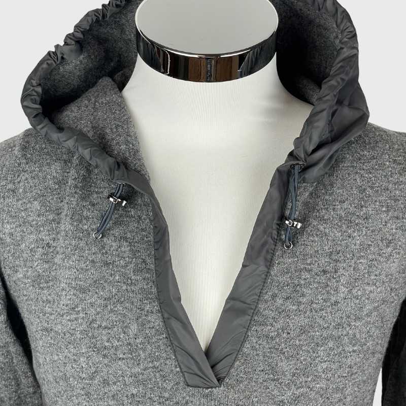 Moncler Pullover Strick in Grau