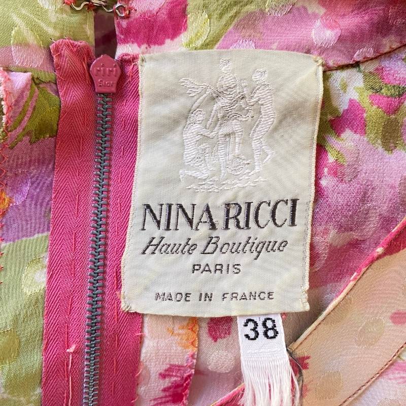 Nina Ricci Haute Couture Blumenkleid