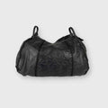 Prada Schultertasche Schwarz geprägt