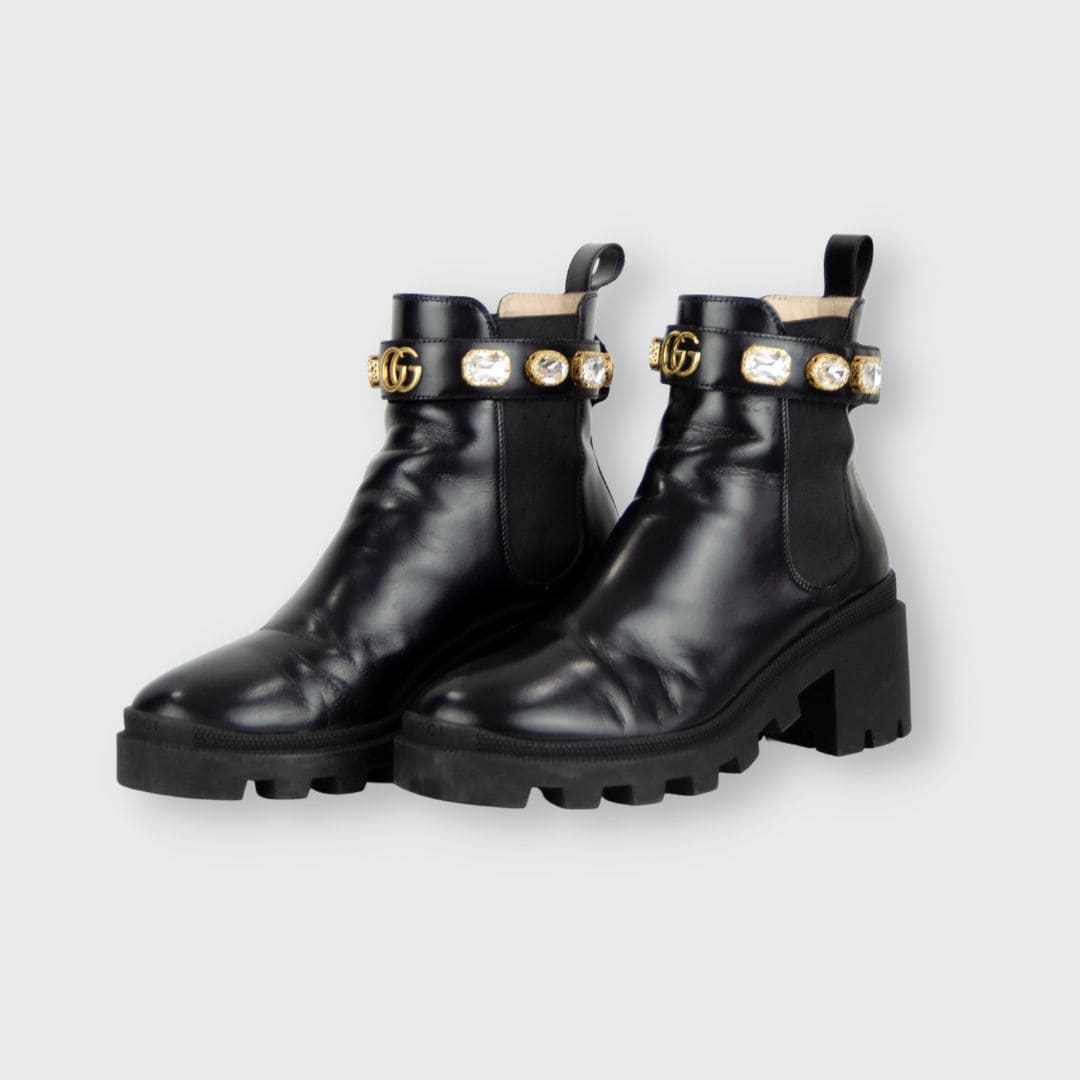 Gucci Stiefel Schwarz