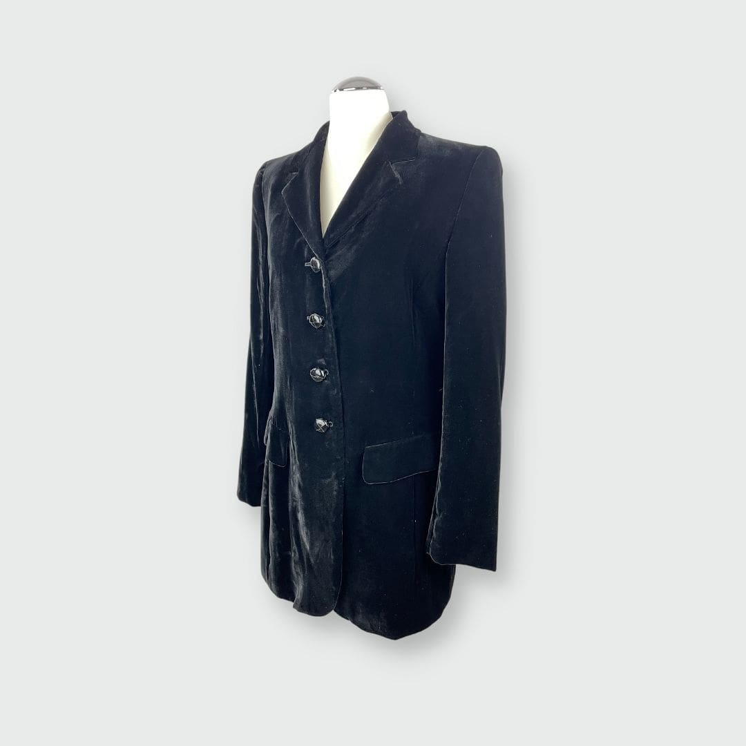 Akris Blazer Samt Schwarz