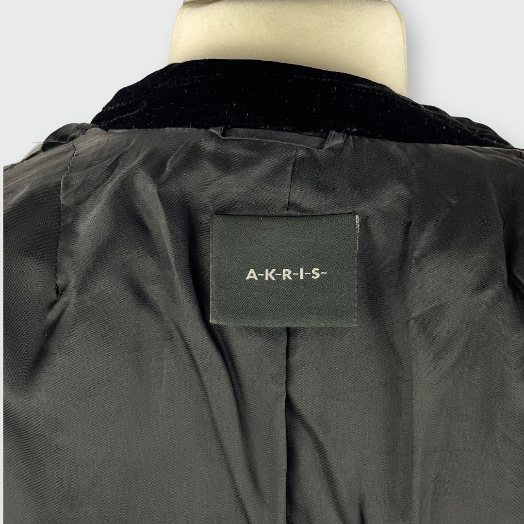 Akris Blazer Samt Schwarz